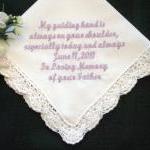 Personalized Wedding Gift-wedding Handkerchief In..