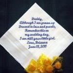 Personalized Wedding Gift Handkerchief From The..