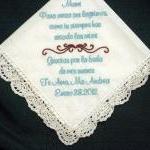 Wedding Handkerchief For Mother Of Bride In..