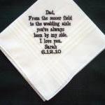 Father Of The Bride Wedding Hankie With Gift Box