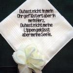 Personalized Wedding Gift Wedding Handkerchief..