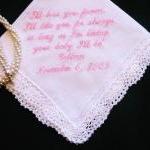 Personalized Wedding Gift - Wedding Handkerchiefs..