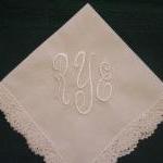Classic Monogrammed Hanky With Gift Box