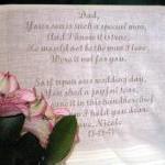 Wedding Handkerchief - Bride To Father Of The..