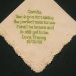 Mother Of The Groom Hanky With Gift Box 46b