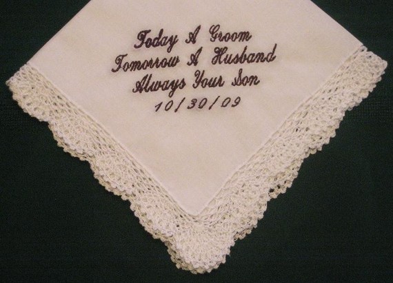 Wedding Hanky Mother Of The Groom With Gift Box 55s
